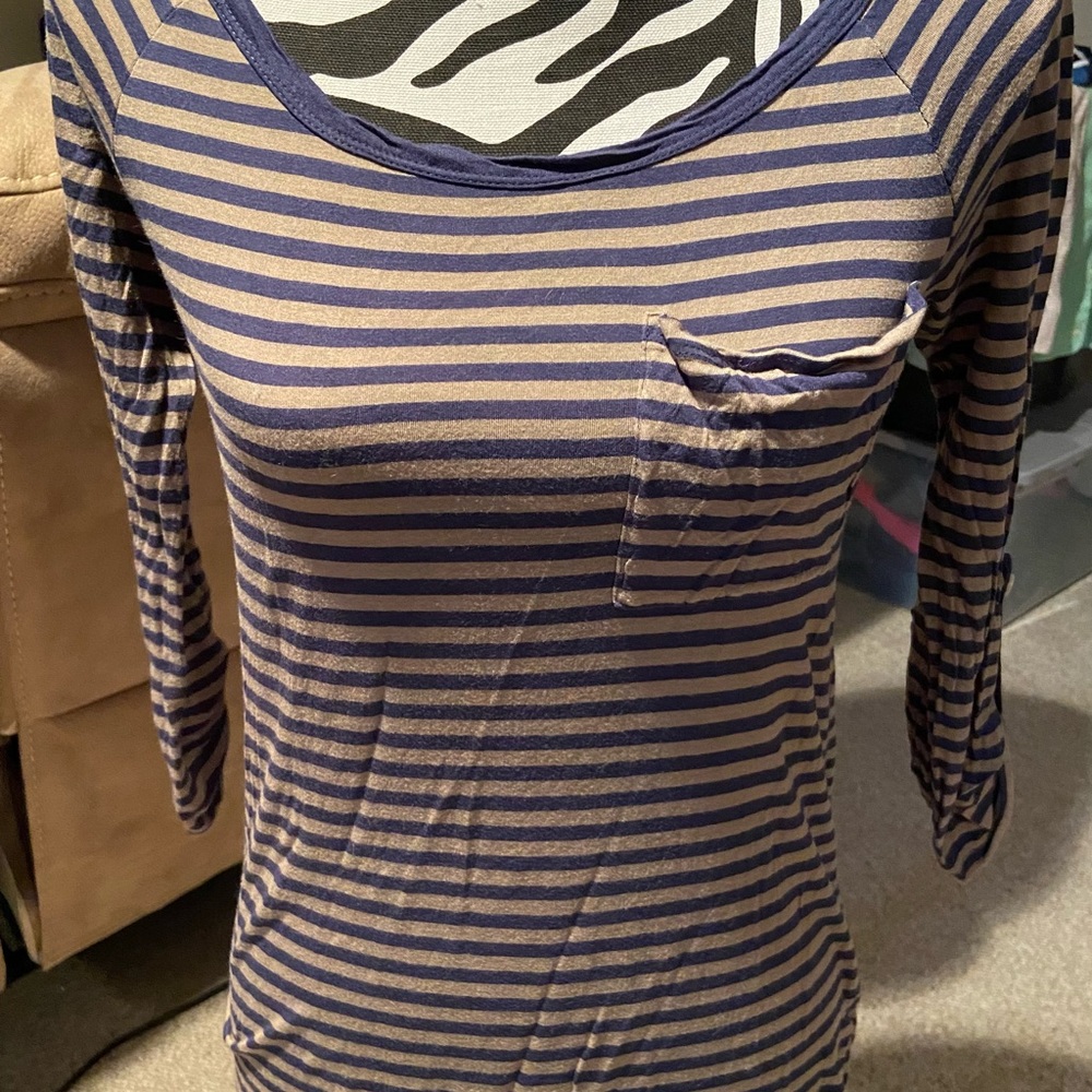 Rubbish brand stripe shirt